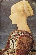 DOMENICO VENEZIANO Portrait of a Young Woman oil on canvas